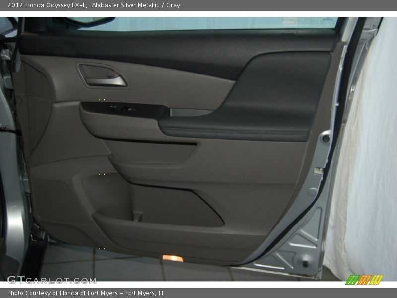 Alabaster Silver Metallic / Gray 2012 Honda Odyssey EX-L