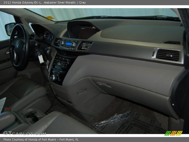 Alabaster Silver Metallic / Gray 2012 Honda Odyssey EX-L