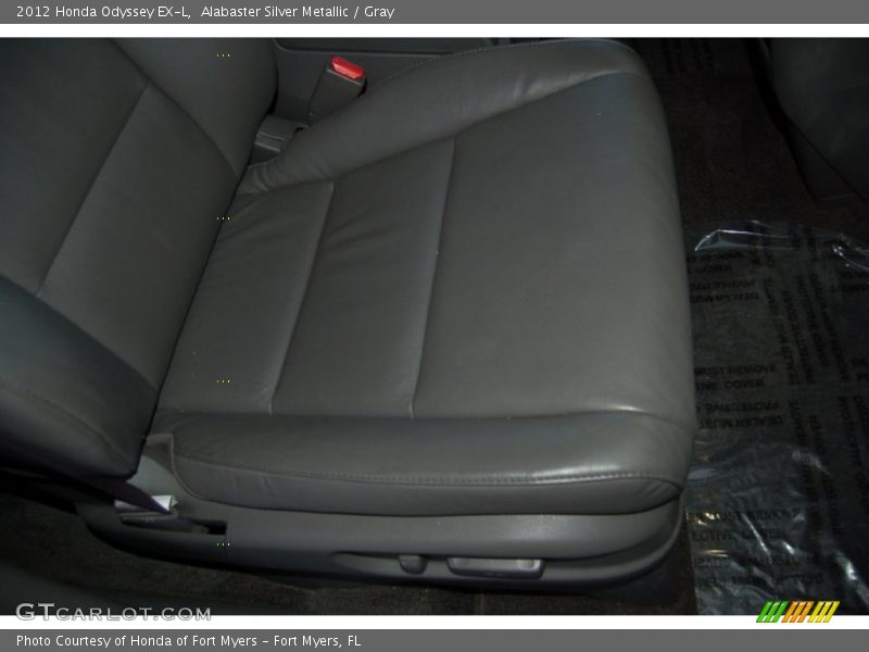 Alabaster Silver Metallic / Gray 2012 Honda Odyssey EX-L