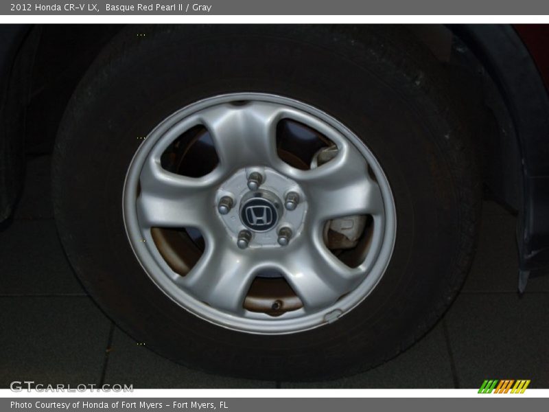 Basque Red Pearl II / Gray 2012 Honda CR-V LX