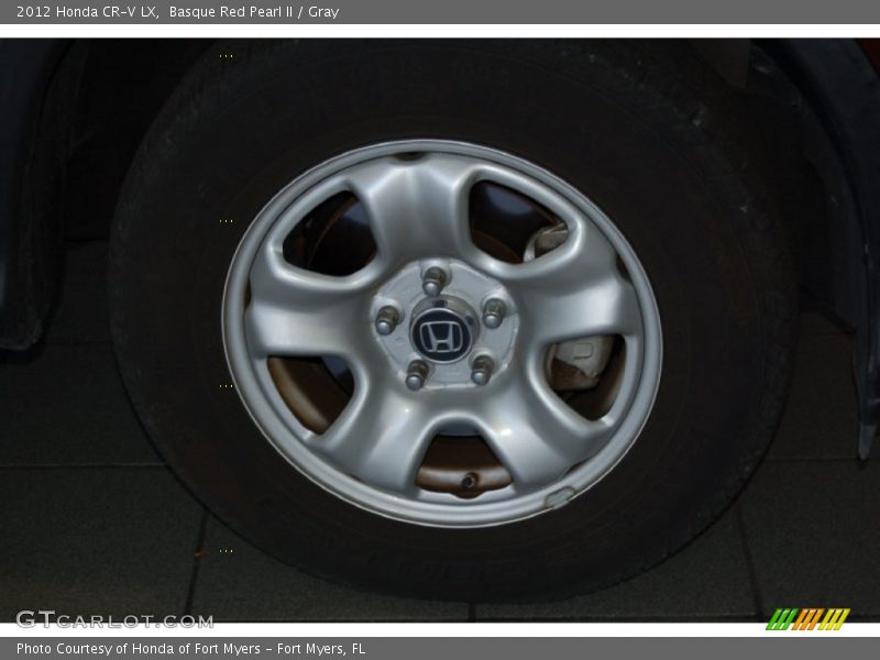 Basque Red Pearl II / Gray 2012 Honda CR-V LX