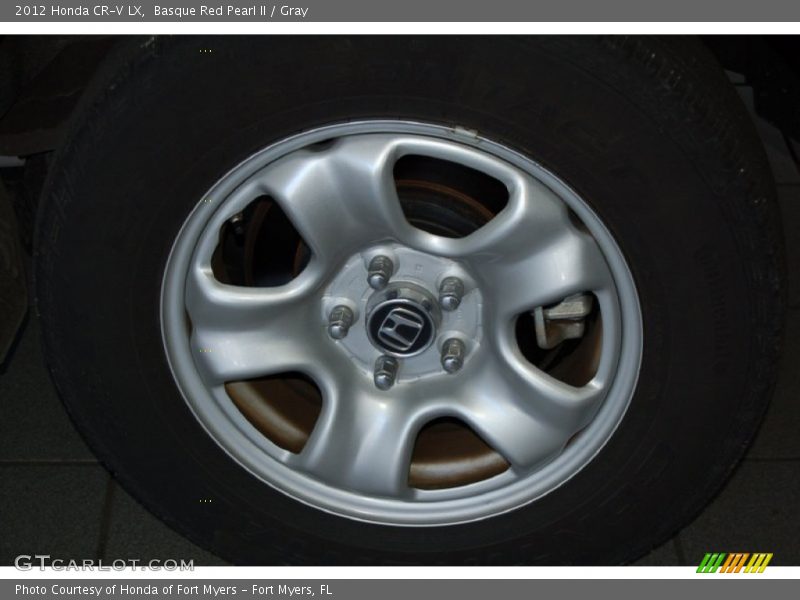 Basque Red Pearl II / Gray 2012 Honda CR-V LX