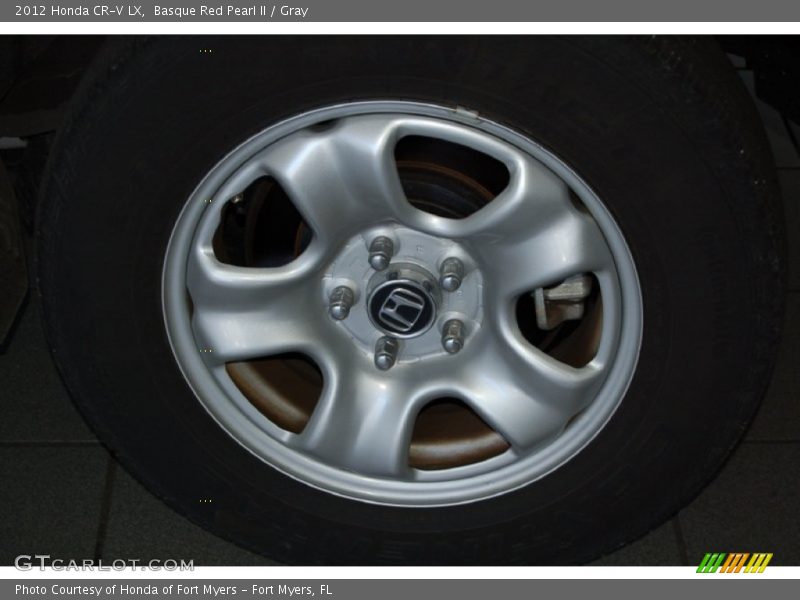 Basque Red Pearl II / Gray 2012 Honda CR-V LX
