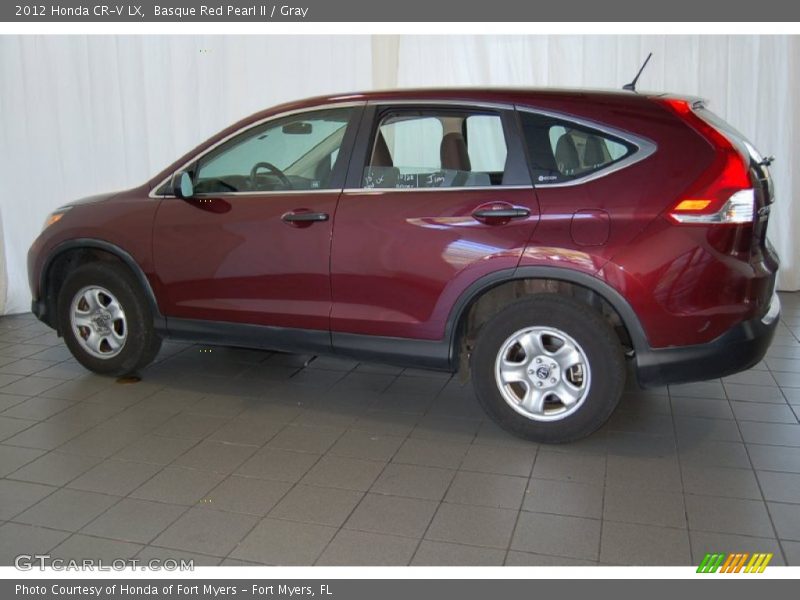Basque Red Pearl II / Gray 2012 Honda CR-V LX