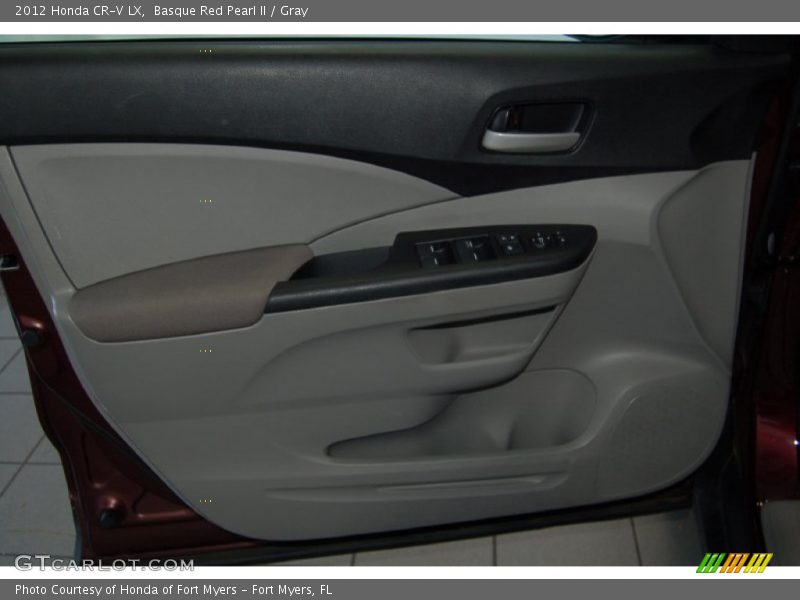 Basque Red Pearl II / Gray 2012 Honda CR-V LX