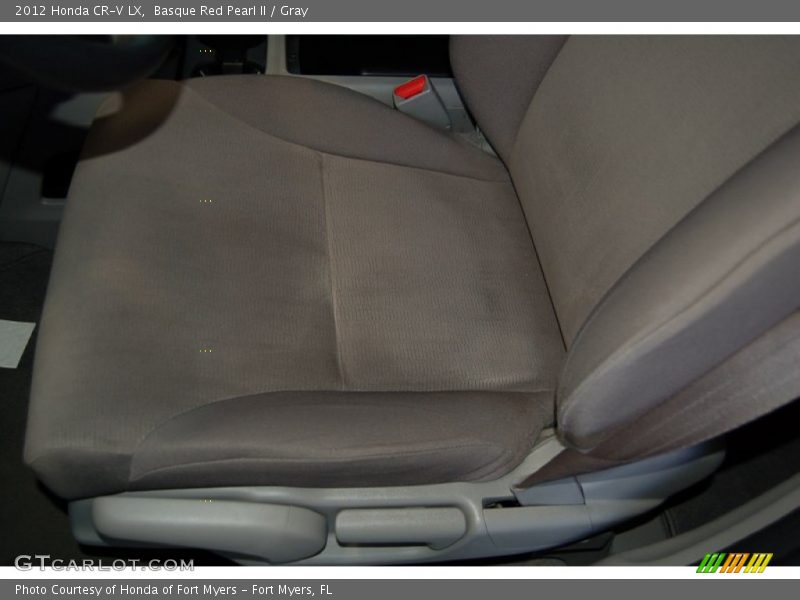 Basque Red Pearl II / Gray 2012 Honda CR-V LX