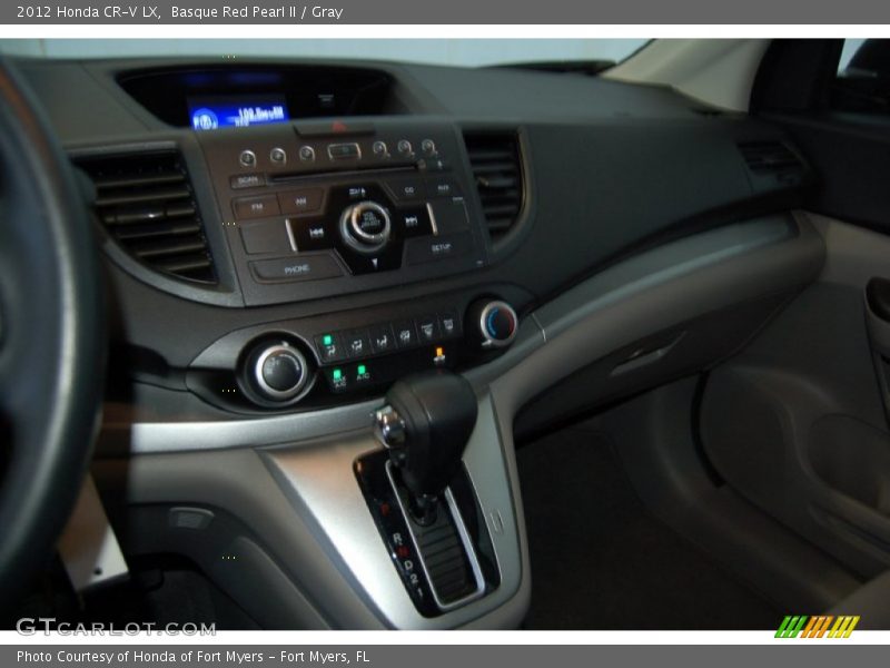 Basque Red Pearl II / Gray 2012 Honda CR-V LX