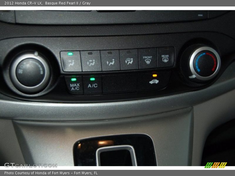 Basque Red Pearl II / Gray 2012 Honda CR-V LX