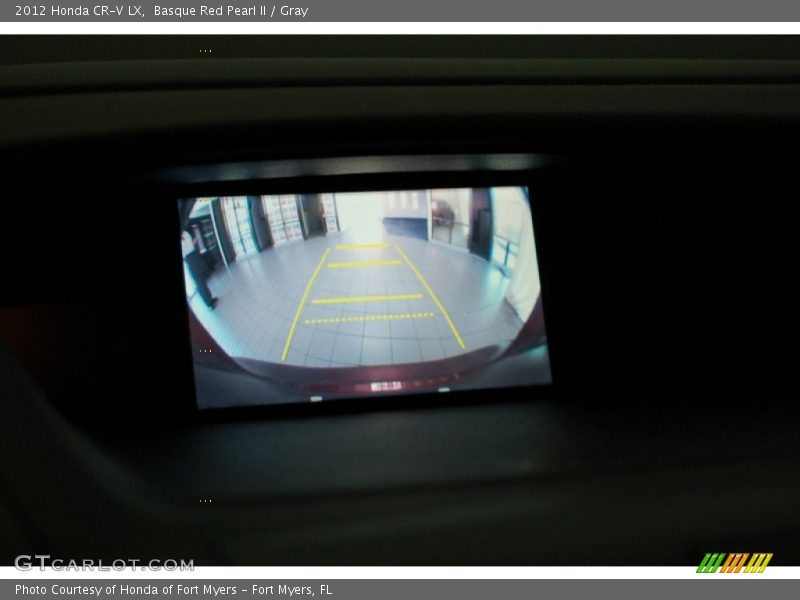 Basque Red Pearl II / Gray 2012 Honda CR-V LX