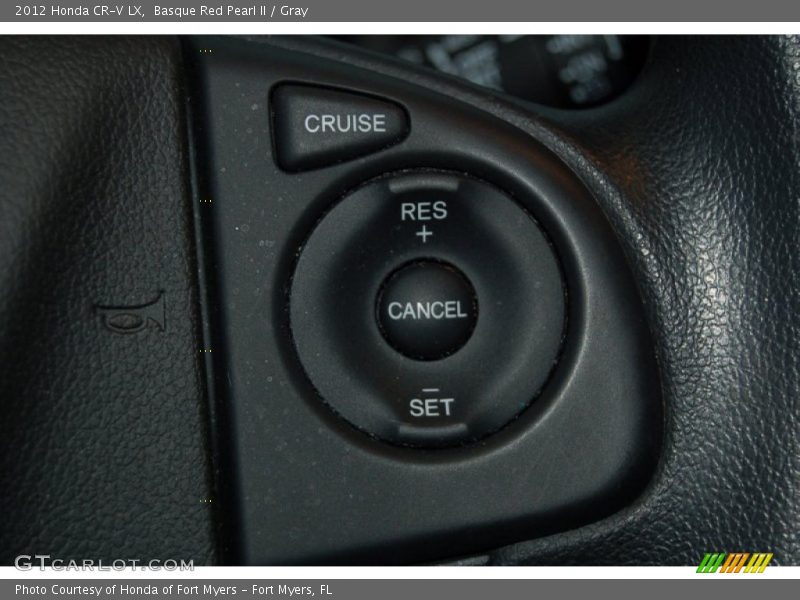 Basque Red Pearl II / Gray 2012 Honda CR-V LX