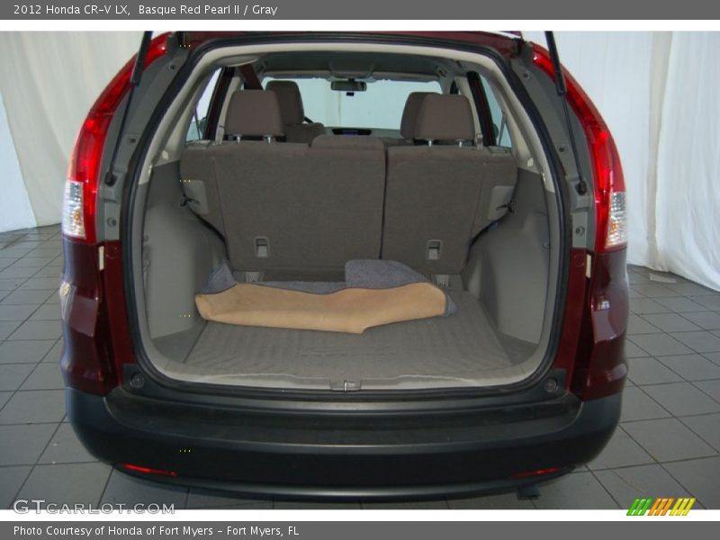 Basque Red Pearl II / Gray 2012 Honda CR-V LX
