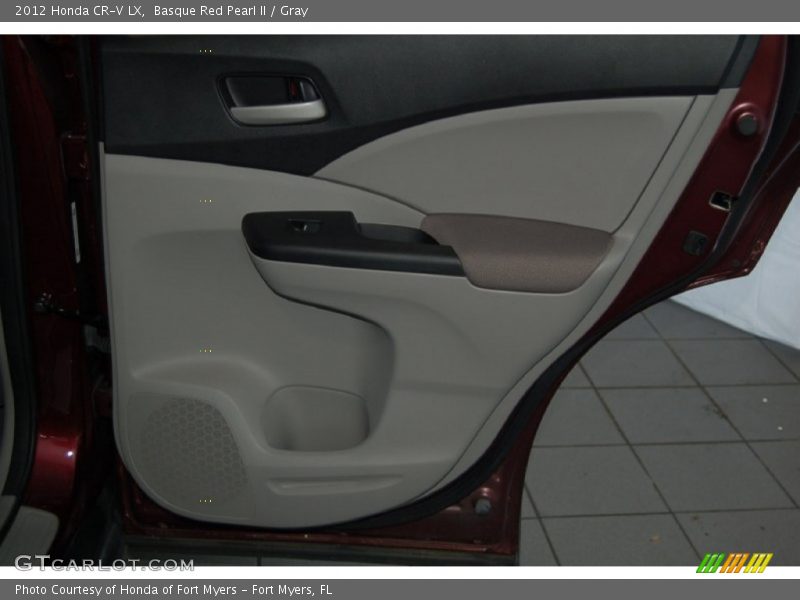 Basque Red Pearl II / Gray 2012 Honda CR-V LX