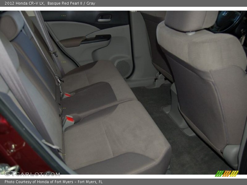 Basque Red Pearl II / Gray 2012 Honda CR-V LX