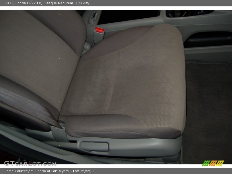 Basque Red Pearl II / Gray 2012 Honda CR-V LX