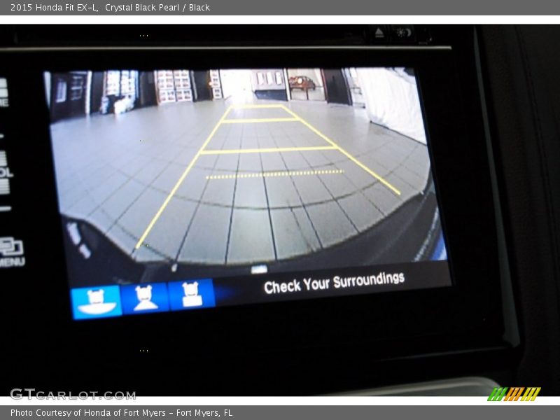 Crystal Black Pearl / Black 2015 Honda Fit EX-L