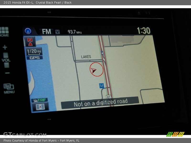 Crystal Black Pearl / Black 2015 Honda Fit EX-L