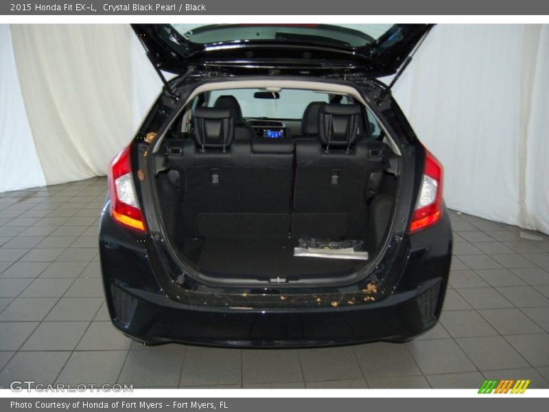 Crystal Black Pearl / Black 2015 Honda Fit EX-L