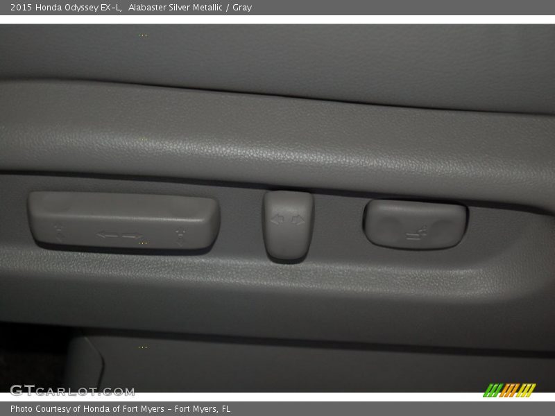 Alabaster Silver Metallic / Gray 2015 Honda Odyssey EX-L