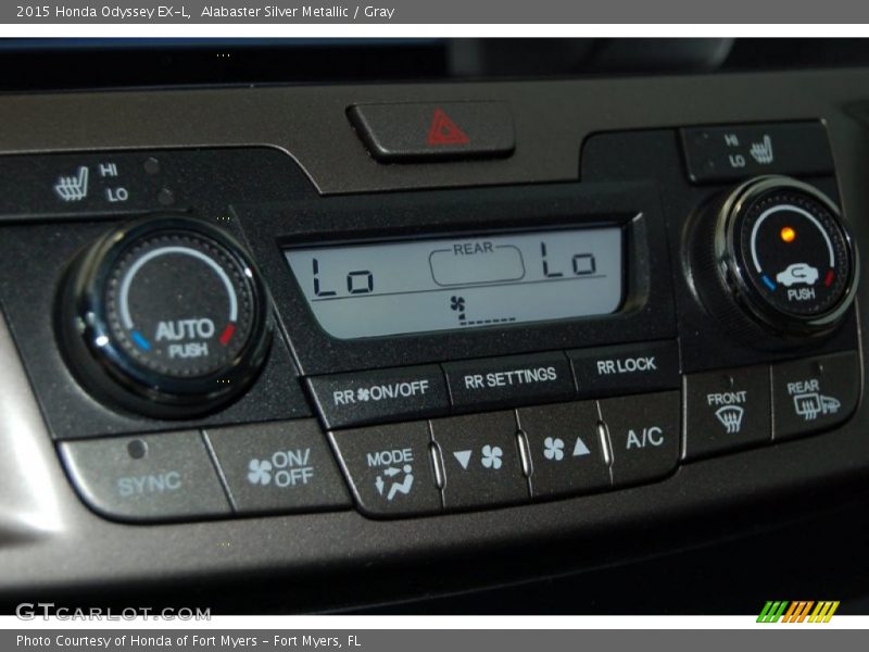 Alabaster Silver Metallic / Gray 2015 Honda Odyssey EX-L