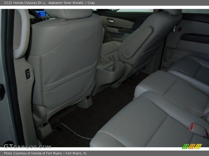 Alabaster Silver Metallic / Gray 2015 Honda Odyssey EX-L