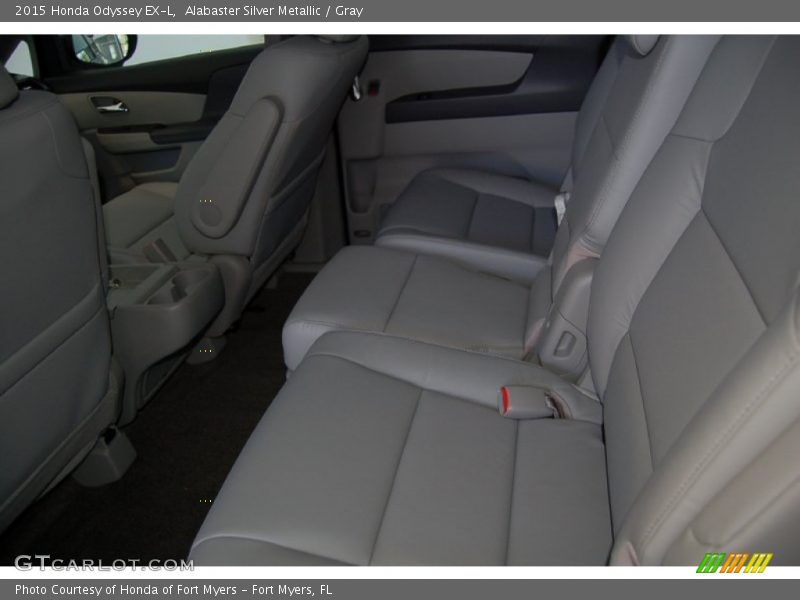 Alabaster Silver Metallic / Gray 2015 Honda Odyssey EX-L