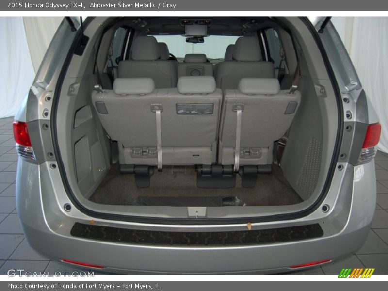 Alabaster Silver Metallic / Gray 2015 Honda Odyssey EX-L