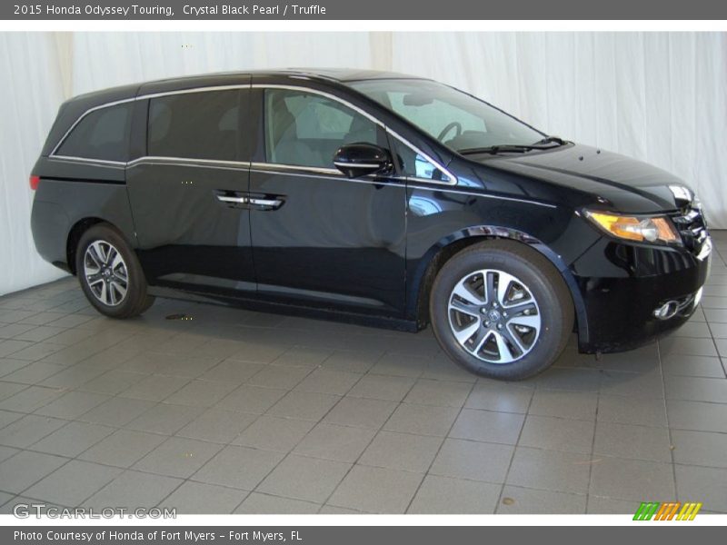 Crystal Black Pearl / Truffle 2015 Honda Odyssey Touring