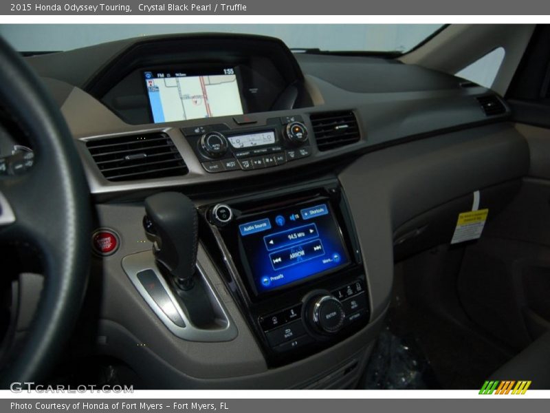 Crystal Black Pearl / Truffle 2015 Honda Odyssey Touring