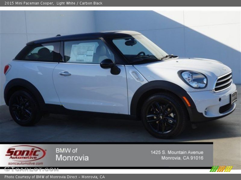 Light White / Carbon Black 2015 Mini Paceman Cooper