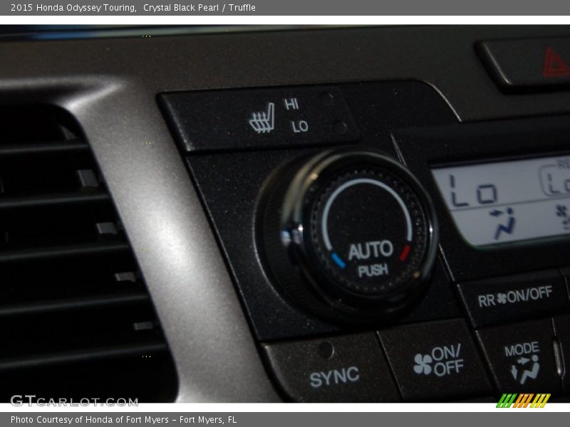 Crystal Black Pearl / Truffle 2015 Honda Odyssey Touring