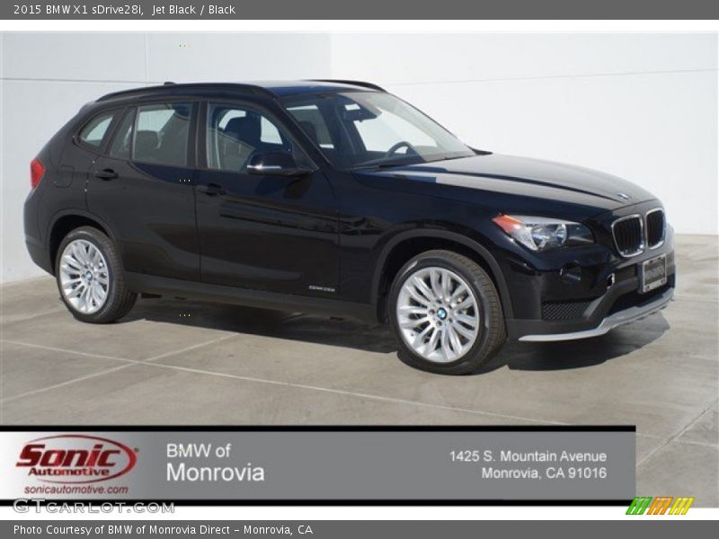 Jet Black / Black 2015 BMW X1 sDrive28i
