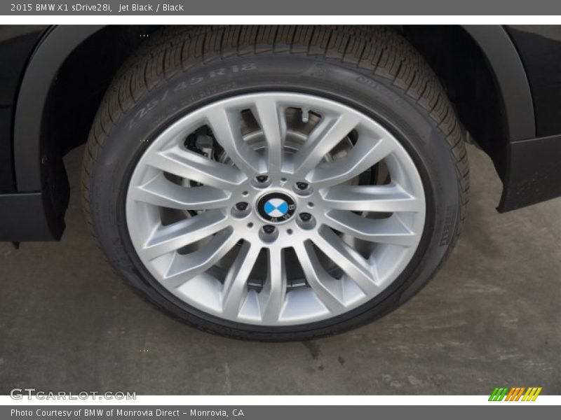 Jet Black / Black 2015 BMW X1 sDrive28i