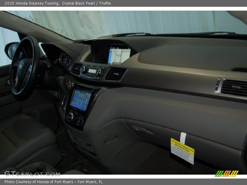 Crystal Black Pearl / Truffle 2015 Honda Odyssey Touring