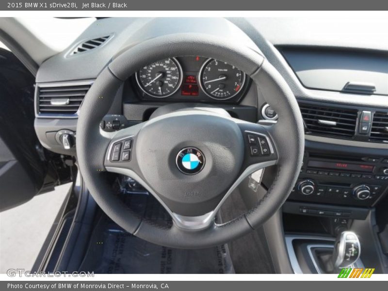 Jet Black / Black 2015 BMW X1 sDrive28i