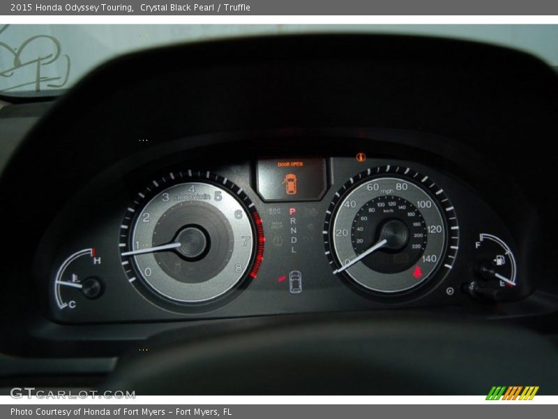 Crystal Black Pearl / Truffle 2015 Honda Odyssey Touring