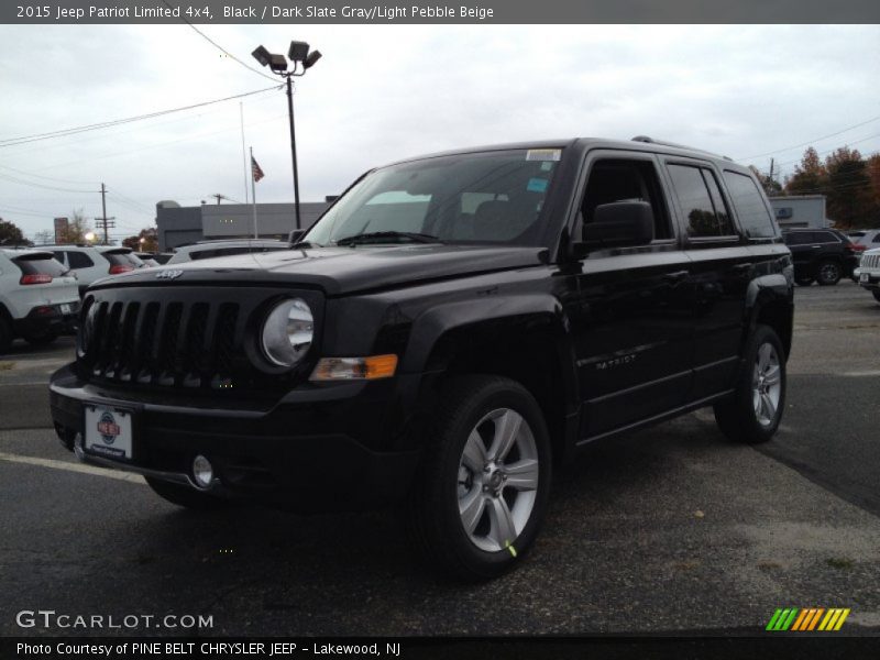 Black / Dark Slate Gray/Light Pebble Beige 2015 Jeep Patriot Limited 4x4