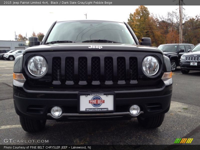 Black / Dark Slate Gray/Light Pebble Beige 2015 Jeep Patriot Limited 4x4