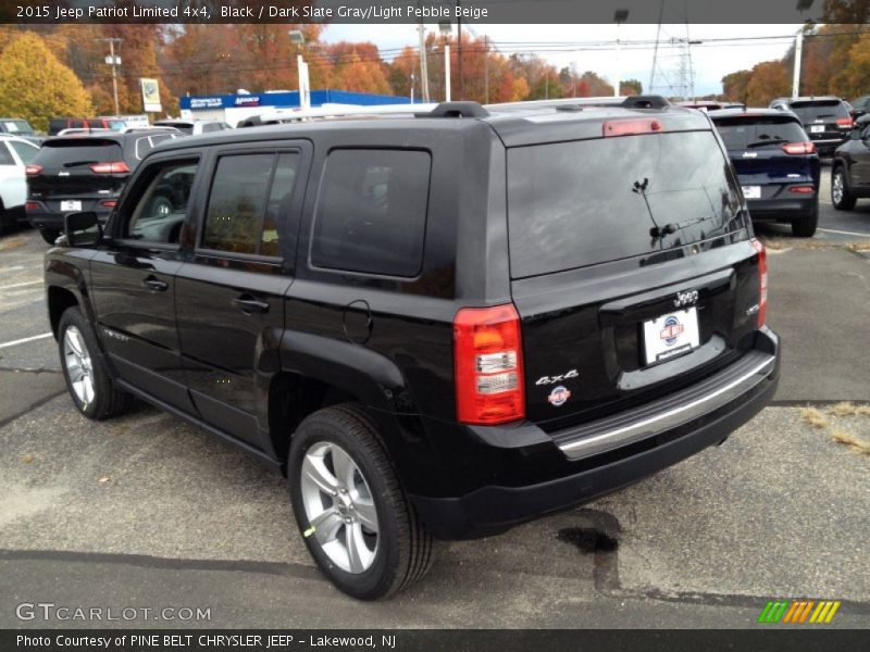 Black / Dark Slate Gray/Light Pebble Beige 2015 Jeep Patriot Limited 4x4
