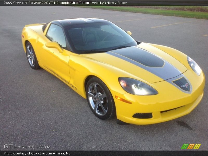 Velocity Yellow / Ebony 2009 Chevrolet Corvette Z06 GT1 Championship Edition