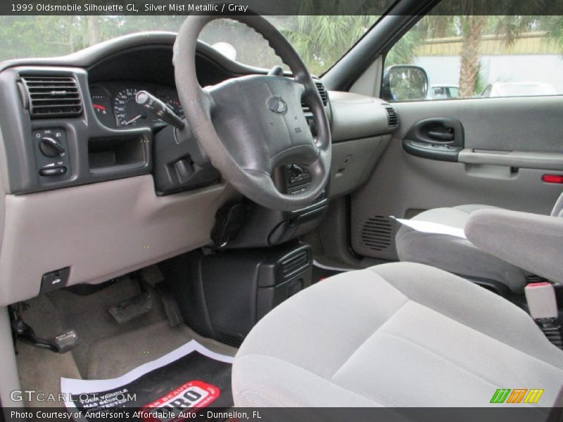Silver Mist Metallic / Gray 1999 Oldsmobile Silhouette GL