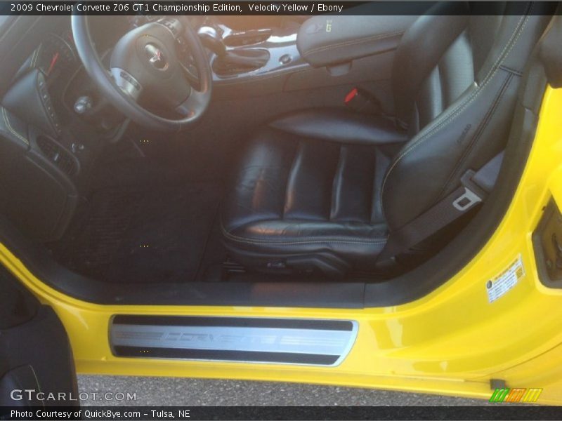 Velocity Yellow / Ebony 2009 Chevrolet Corvette Z06 GT1 Championship Edition