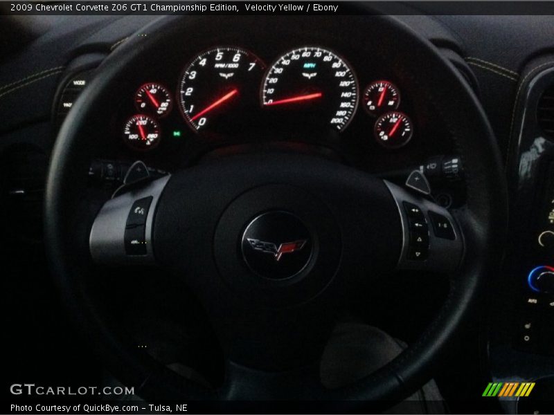Velocity Yellow / Ebony 2009 Chevrolet Corvette Z06 GT1 Championship Edition