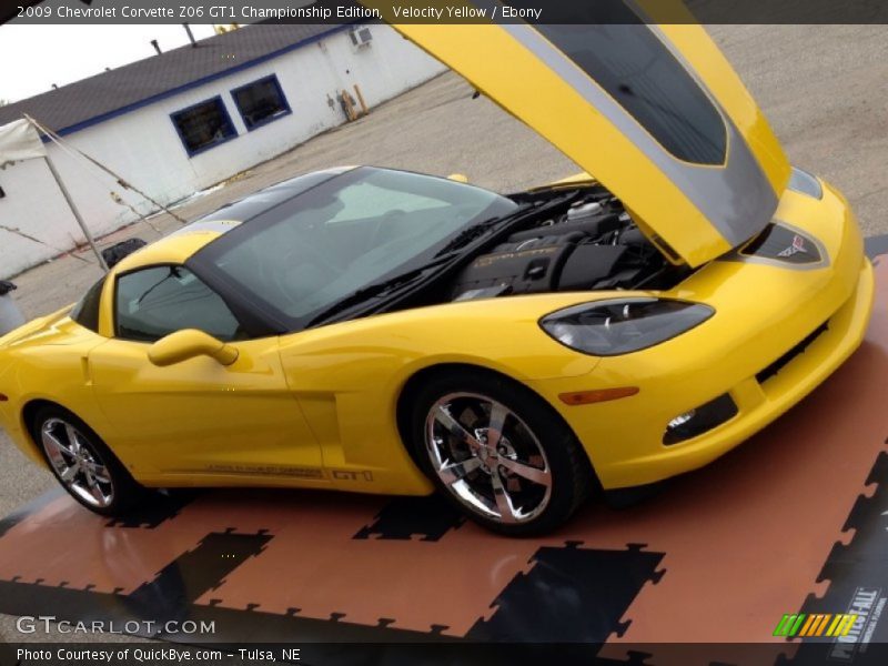 Velocity Yellow / Ebony 2009 Chevrolet Corvette Z06 GT1 Championship Edition