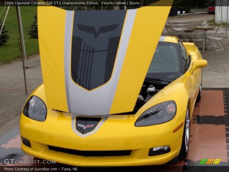 Velocity Yellow / Ebony 2009 Chevrolet Corvette Z06 GT1 Championship Edition