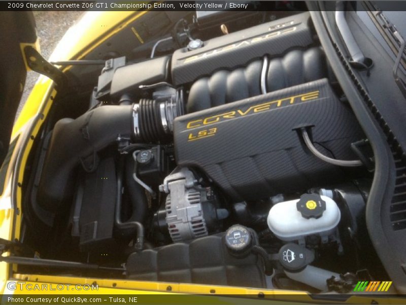 Velocity Yellow / Ebony 2009 Chevrolet Corvette Z06 GT1 Championship Edition