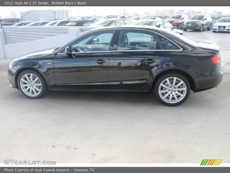 Brilliant Black / Black 2012 Audi A4 2.0T Sedan