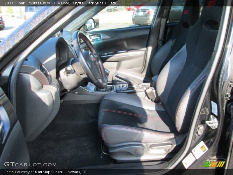 Front Seat of 2014 Impreza WRX STi 4 Door