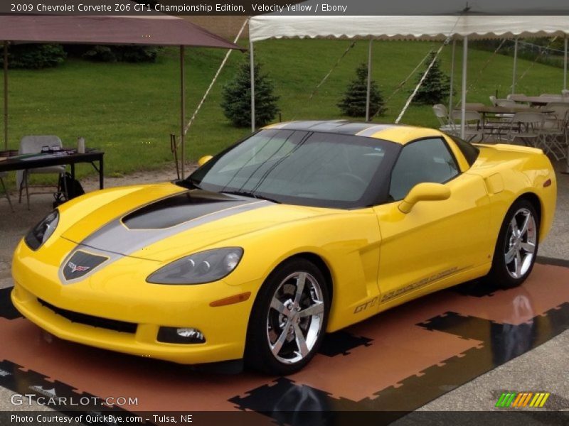 Front 3/4 View of 2009 Corvette Z06 GT1 Championship Edition
