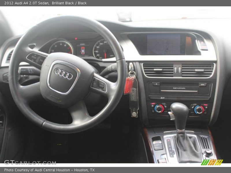 Brilliant Black / Black 2012 Audi A4 2.0T Sedan