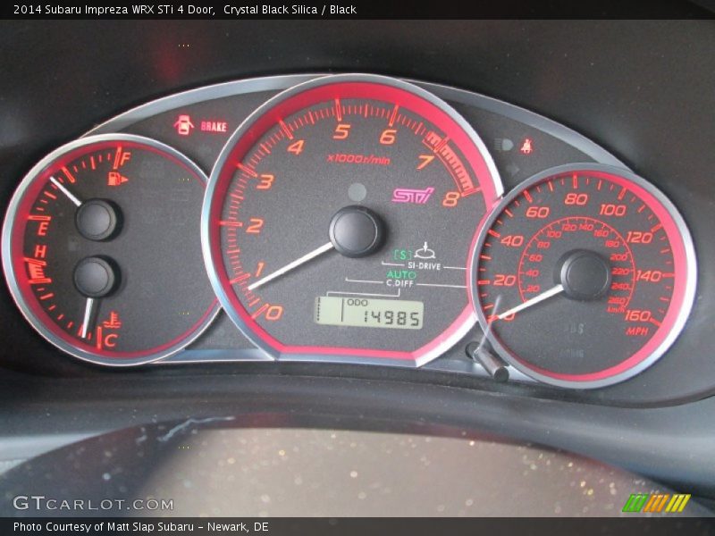  2014 Impreza WRX STi 4 Door WRX STi 4 Door Gauges